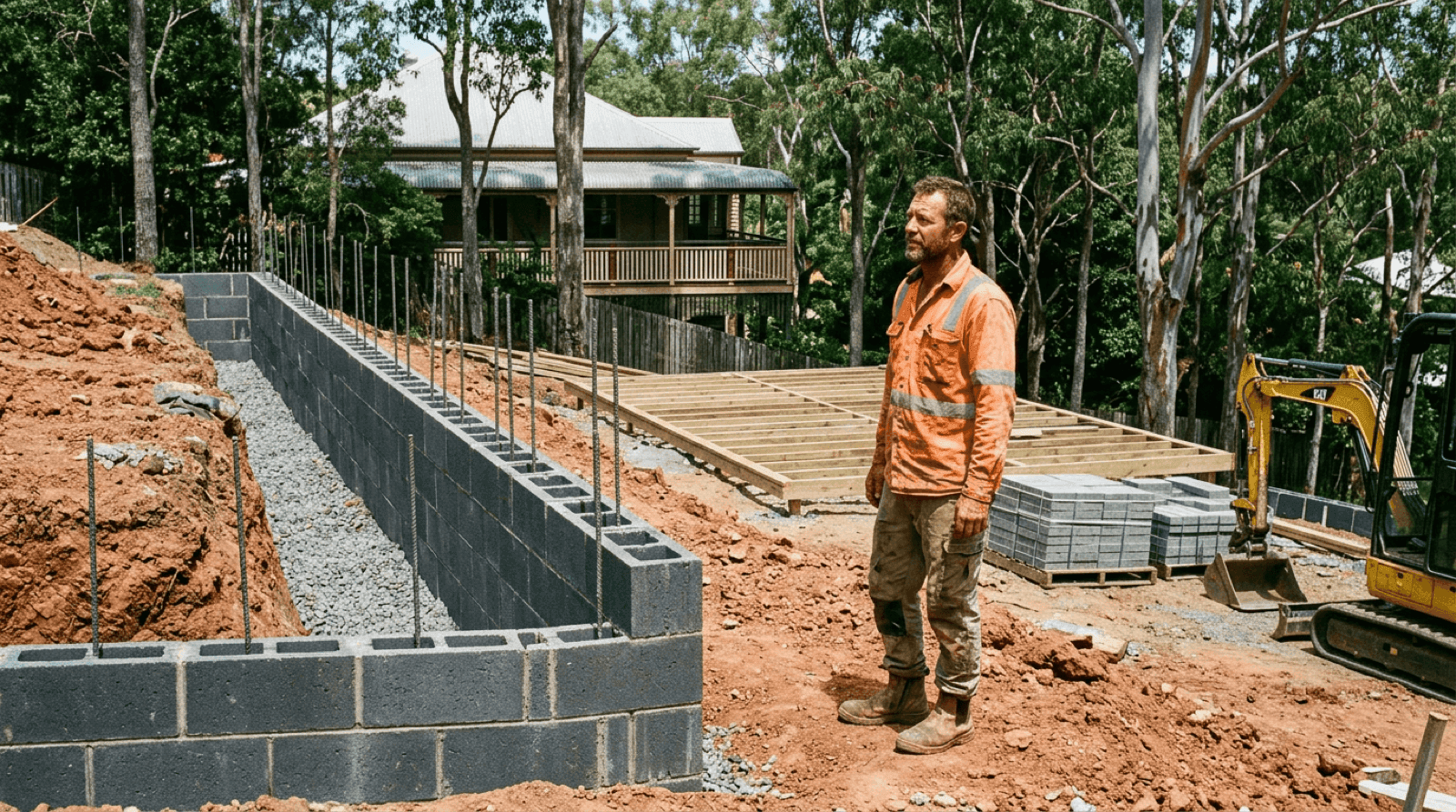 Builder restricted to structural landscaping (QLD)